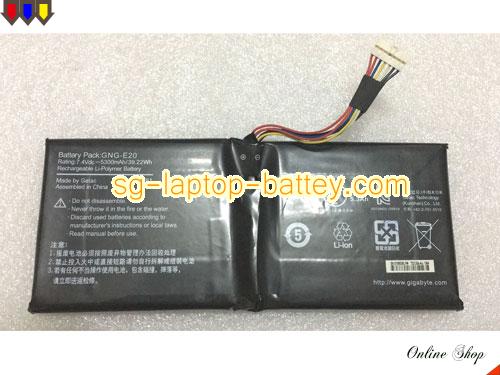 GIGABYTE GNG-E20 Battery 5300mAh, 39.22Wh  7.4V Black Li-ion