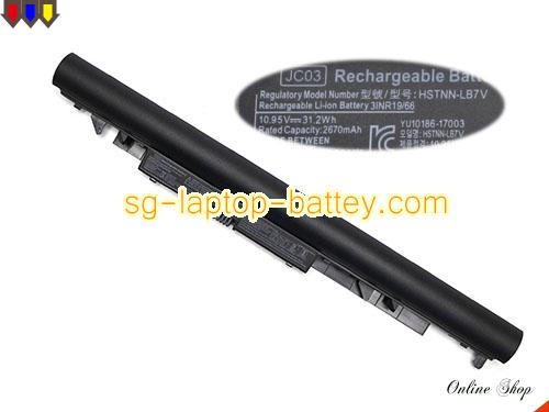 Genuine HP 250 G6 Battery For laptop 2850mAh, 31.2Wh , 10.95V, Black , Li-ion