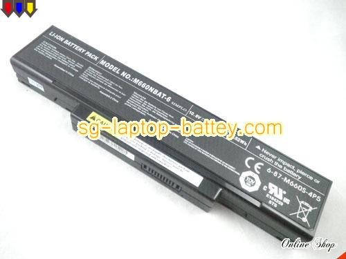 Genuine CLEVO W76SUA Battery For laptop 4400mAh, 47.52Wh , 10.8V, Black , Li-ion
