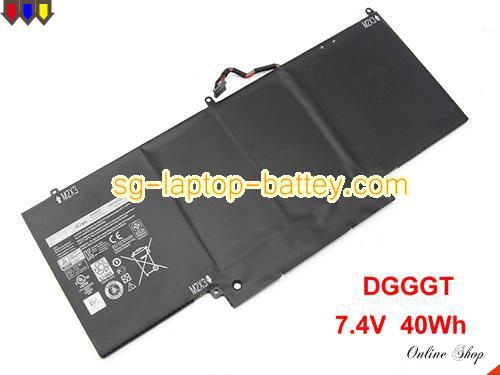 Genuine DELL XPS11-7693CFB Battery For laptop 40Wh, 7.4V, Black , Li-Polymer