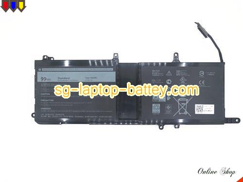 Genuine DELL P69f Battery For laptop 8333mAh, 99Wh , 11.4V, Black , Li-ion