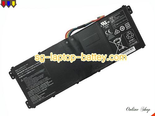 HASEE SQU-1602 Battery 3320mAh 11.46V Black Li-Polymer