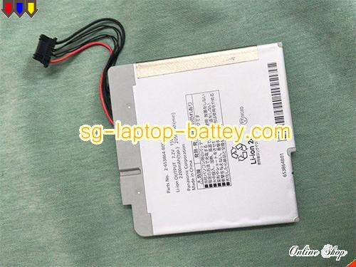 Genuine PANASONIC CF-AX2 Battery For laptop 2200mAh, 15Wh , 7.2V, Gray , Li-Polymer