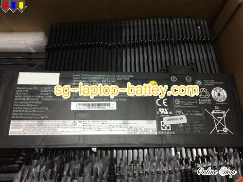 Genuine LENOVO ThinkPad T480s-20L8S02D00 Battery For laptop 57Wh, 4.95Ah, 11.52V,  , Li-Polymer