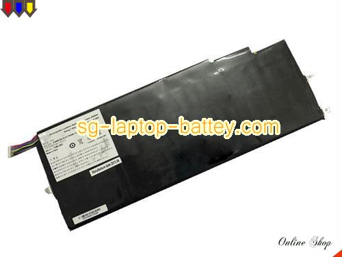 HASEE SSBS44 Battery 6400mAh, 47.3Wh  7.4V Black Li-Polymer