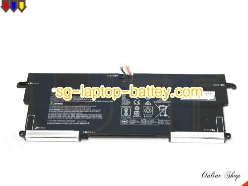Genuine HP EliteBook X360 1020 G2 Battery For laptop 6470mAh, 49.81Wh , 7.7V, Black , Li-Polymer
