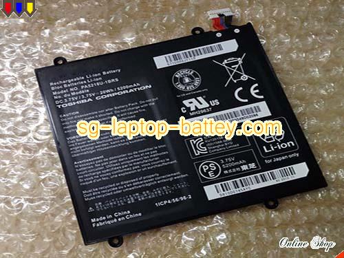 Genuine TOSHIBA A204 AT10-B Battery For laptop 5200mAh, 20Wh , 3.75V, Black , Li-Polymer