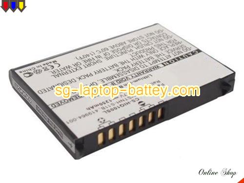 HP IPAQ Rx4000 Series Replacement Battery 1250mAh, 4.6Ah 3.7V Black Li-Polymer