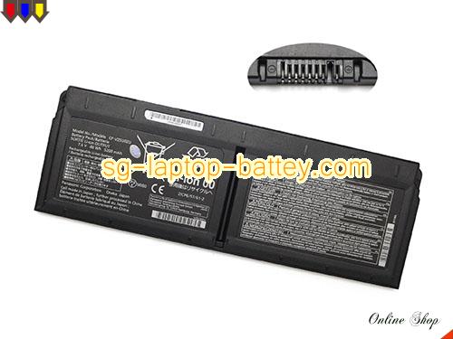 Genuine PANASONIC Toughbook CF-XZ6 Battery For laptop 5200mAh, 40Wh , 7.6V, Black , Li-Polymer