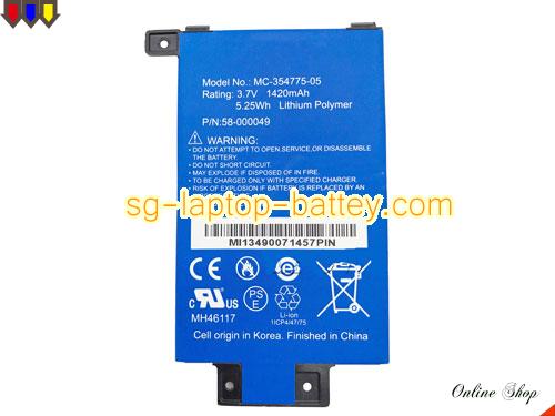 AMAZON S13R1S Battery 1420mAh, 5.25Wh  3.7V Blue Li-Polymer