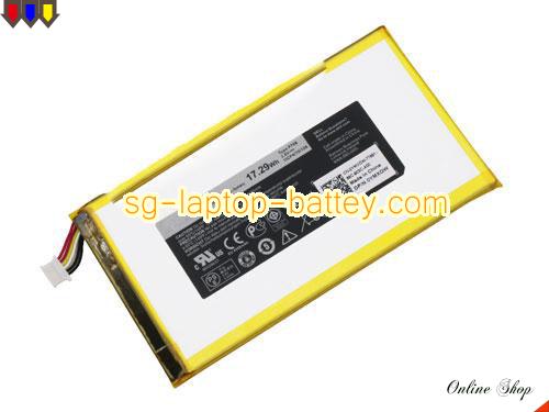 Genuine DELL Venue 8 3840 Battery For laptop 4550mAh, 17.29Wh , 3.8V, Sliver , Li-Polymer