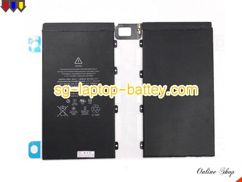 APPLE IPad Pro 128GBCellular Replacement Battery 10307mAh, 38.8Wh  3.77V Black Li-Polymer