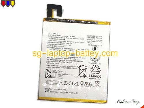 Genuine LENOVO Tab 4 8 Plus TB-8504F Battery For laptop 4850mAh, 18.7Wh , 3.85V, Sliver , Li-Polymer
