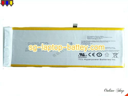 HP 827562001 Battery 3950mAh, 15.01Wh  3.8V Sliver Li-Polymer
