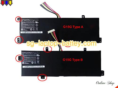THUNDEROBOT G15G Battery 5300mAh, 60Wh  11.4V Black Li-Polymer