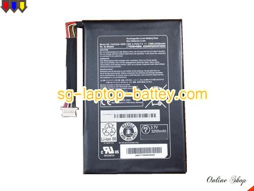 Genuine TOSHIBA Excite Go Mini7 Battery For laptop 3250mAh, 13Wh , 3.7V, Black , Li-Polymer