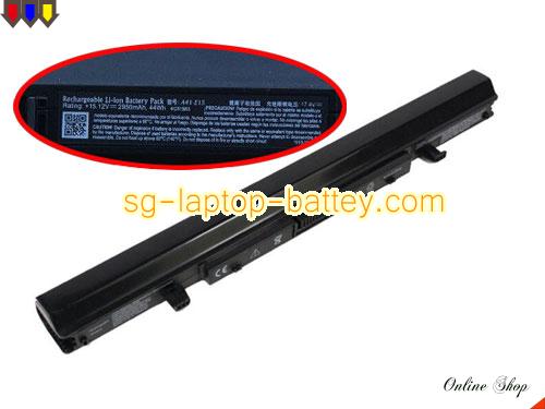 Genuine MEDION Akoya E6432 Battery For laptop 2950mAh, 44Wh , 15.12V, Black , Li-ion