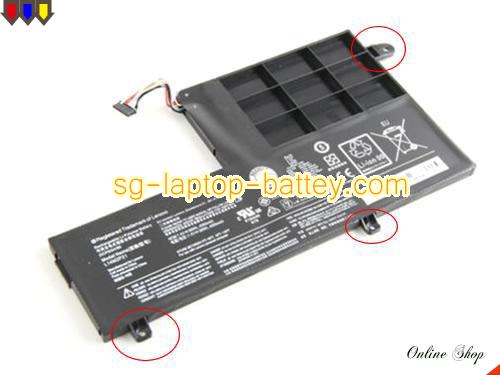 Genuine LENOVO 80JV Battery For laptop 4050mAh, 30Wh , 7.4V, Black , Li-Polymer