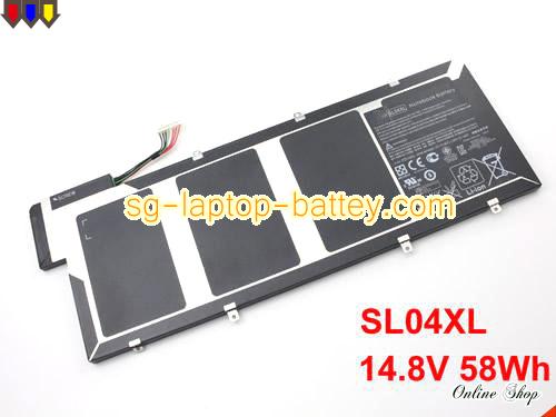 Genuine HP Envy Spectre 14 Battery For laptop 58Wh, 14.8V, Black , Li-ion
