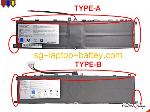 Genuine MSI 0016Q2-078 Battery For laptop 5380mAh, 80.25Wh , 15.2V, Black , Li-Polymer