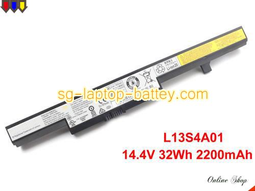 Genuine LENOVO B50-30 80ES Battery For laptop 2200mAh, 32Wh , 14.4V, Black , Li-ion