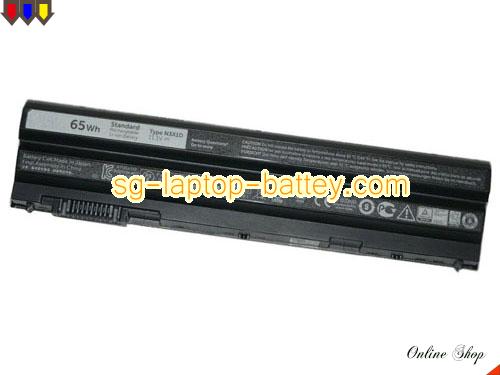 Genuine DELL DELL E6540 Battery For laptop 65Wh, 11.1V, Black , Li-ion