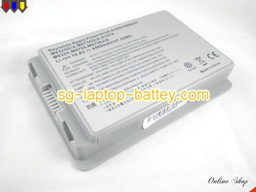 APPLE PowerBook G4 15 inch M9969F/A Replacement Battery 5200mAh 10.8V Grey Li-ion