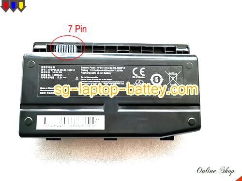 MECHREVO 7603830-161409927 Battery 4400mAh, 47.52Wh  10.8V Black Li-ion