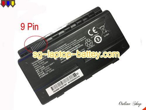Genuine MECHREVO X6Ti-M2 Battery For laptop 4400mAh, 47.52Wh , 10.8V, Black , Li-ion