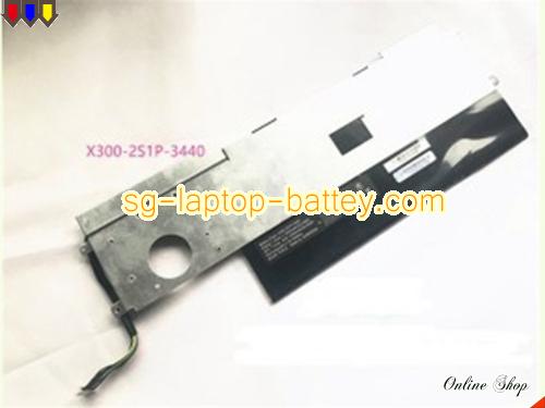 HASEE X300-2S1P-3440 Battery 3440mAh, 25.45Wh  7.4V Black Li-Polymer