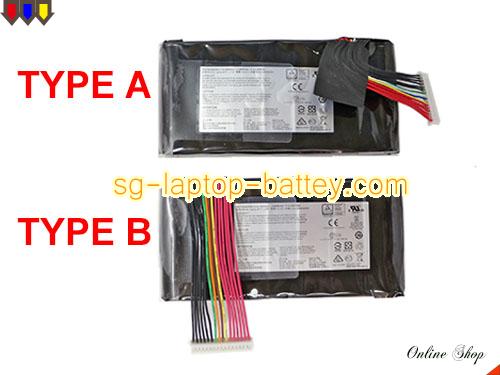 Genuine MSI GT75 8SG-033CN Battery For laptop 6250mAh, 90Wh , 14.4V, Black , Li-Polymer