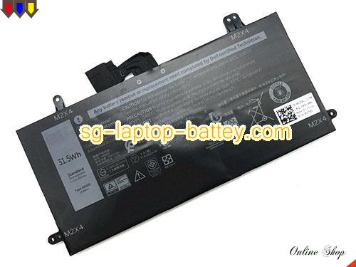 Genuine DELL Latitude 5290 Battery For laptop 2622mAh, 31.5Wh , 11.4V, Black , Li-ion