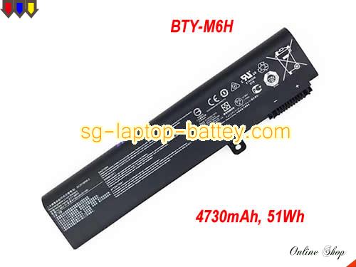 MSI MS-16J1 Battery 4730mAh, 51Wh  10.86V Black Li-ion