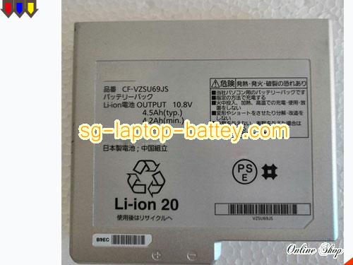 Genuine PANASONIC F-B10 Battery For laptop 4500mAh, 46Wh , 10.8V, Sliver , Li-ion