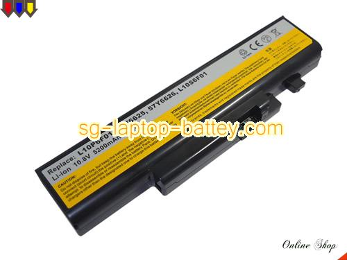LENOVO IdeaPad Y570P Series Replacement Battery 5200mAh, 56Wh  10.8V Black Li-ion