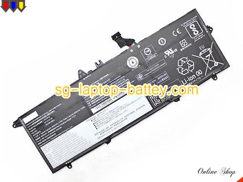 Genuine LENOVO T490s 20NX001FCD Battery For laptop 4922mAh, 57Wh , 11.58V, Black , Li-Polymer
