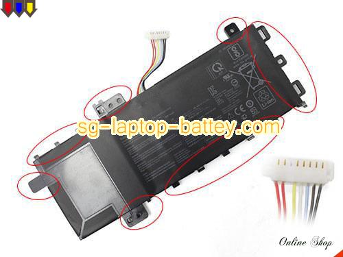 Genuine ASUS VivoBook 15 X512UA Battery For laptop 4212mAh, 32Wh , 7.6V, Black , Li-ion