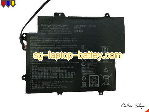 Genuine ASUS VivoBook Flip 12 TP203NA-BP034TS Battery For laptop 4940mAh, 38Wh , 7.7V, Black , Li-ion