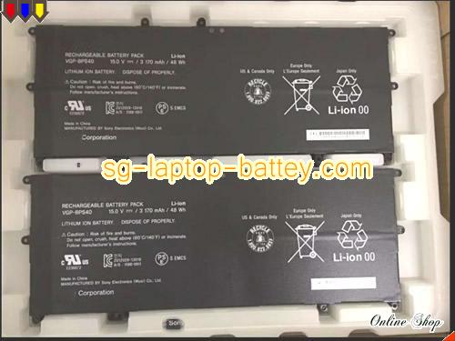 SONY SVF14N12SHB Replacement Battery 3170mAh, 48Wh  15V Black Li-ion