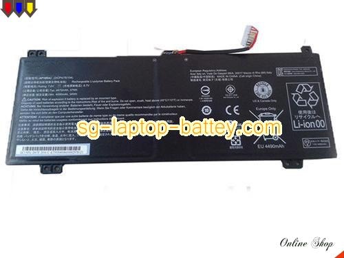Genuine ACER Chromebook Spin 11 R751TN-C7E4 Battery For laptop 4860mAh, 37Wh , 7.6V, Black , Li-ion