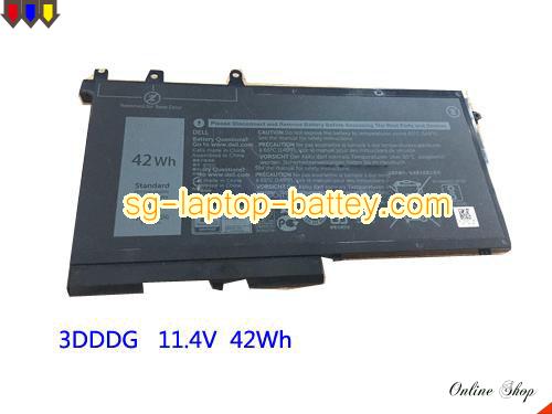 DELL 3DDDG Battery 3690mAh, 42Wh  11.4V Black Li-ion