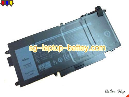 Genuine DELL Latitude 7389 Battery For laptop 45Wh, 11.4V, Black , Li-ion
