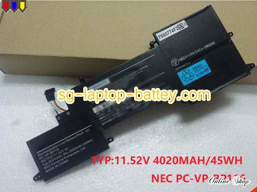 Genuine NEC PC-GN254U1GA Battery For laptop 3960mAh, 45Wh , 11.4V, Black , Li-Polymer