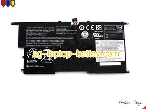 Genuine LENOVO ThinkPad X1 Carbon(20A8-8005NAU) Battery For laptop 3290mAh, 50Wh , 15.2V, Black , Li-ion