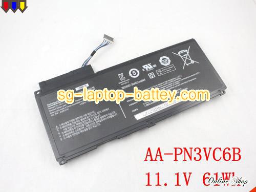 Genuine SAMSUNG Q510 Battery For laptop 61Wh, 11.1V, Black , Li-Polymer