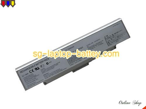 SONY VGN-CR11GH/R Replacement Battery 5200mAh 11.1V Silver Li-ion