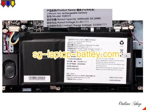 Genuine MECHREVO S1 Pro Series Battery For laptop 4400mAh, 50.16Wh , 11.4V, Black , Li-Polymer