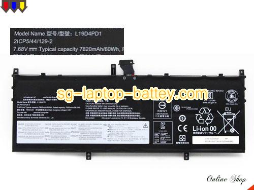 LENOVO L19D4PD1 Battery 7820mAh, 60Wh  7.68V Black Li-Polymer