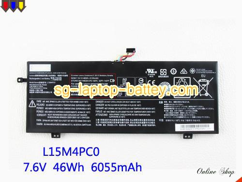Genuine LENOVO 710S PLUS 131SK Battery For laptop 6135mAh, 46Wh , 7.5V, Black , Li-ion