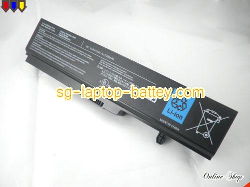 TOSHIBA Satellite T115-S1110 Replacement Battery 6600mAh 10.8V Black Li-ion